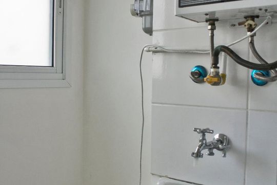 Detalhe da area de serviço de kitnet/studio para alugar com 1 quarto, 36m² em Quinta da Paineira, São Paulo