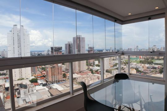 Sacada de kitnet/studio para alugar com 1 quarto, 46m² em Setor Bueno, Goiânia