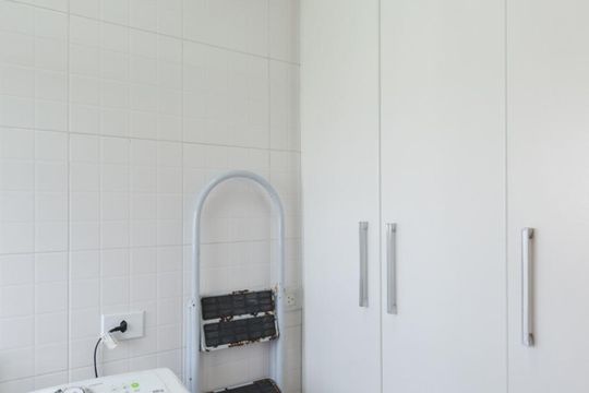 Área de serviço de apartamento para alugar com 3 quartos, 84m² em Vila Lusitânia, São Bernardo do Campo