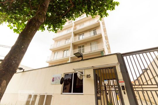 Fachada do Condomínio de apartamento para alugar com 1 quarto, 35m² em Cambuci, São Paulo
