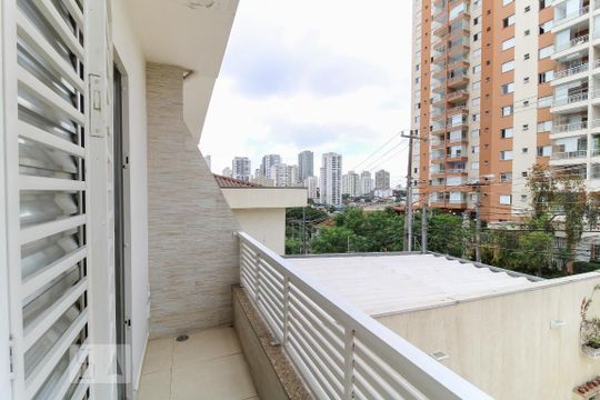 Varanda da Suíte 1 de casa à venda com 3 quartos, 150m² em Vila Dom Pedro I, São Paulo