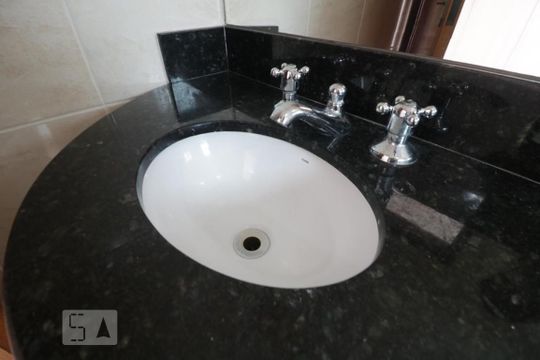 Banheiro da Suíte 1 - pia de casa de condomínio à venda com 3 quartos, 90m² em Vila Formosa, São Paulo