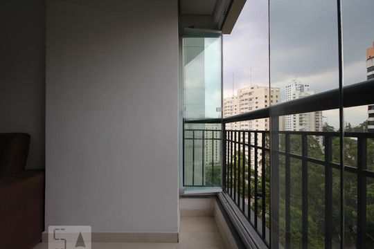 sacada Sala de apartamento à venda com 3 quartos, 65m² em Vila Suzana, São Paulo