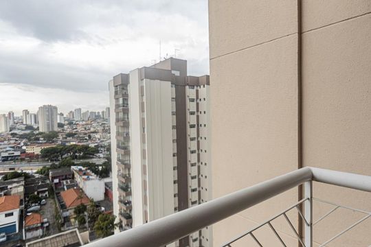 Varanda Sala de apartamento à venda com 2 quartos, 62m² em Vila Aricanduva, São Paulo