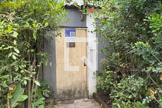 Fachada + Placa de casa à venda com 1 quarto, 45m² em Vargem Pequena, Rio de Janeiro