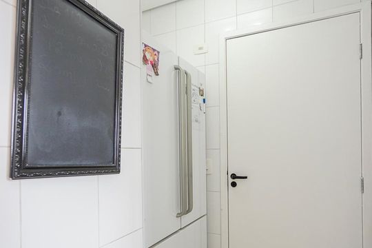 Cozinha de apartamento à venda com 3 quartos, 88m² em Vila Regente Feijó, São Paulo