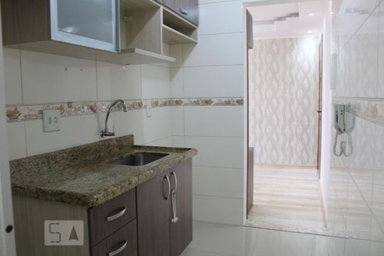 cozinha de apartamento à venda com 2 quartos, 47m² em Vila Carmosina, São Paulo