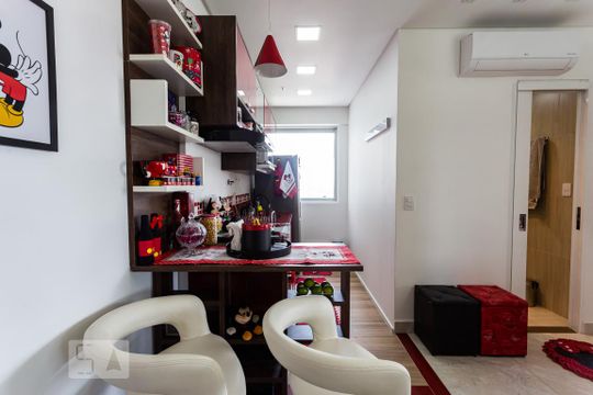 Cozinha de kitnet/studio para alugar com 1 quarto, 46m² em Centro, Osasco