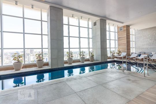 Área comum - Piscina de kitnet/studio para alugar com 1 quarto, 46m² em Centro, Osasco
