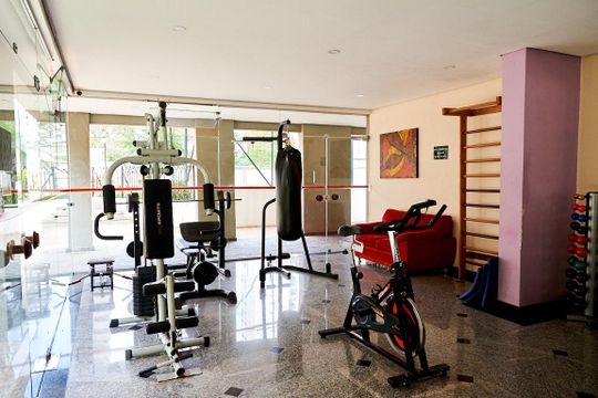 Área comum - Academia de apartamento à venda com 3 quartos, 125m² em Jardim Bela Vista, Santo André