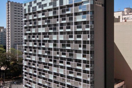 Fachada de kitnet/studio para alugar com 1 quarto, 35m² em Centro, São Paulo