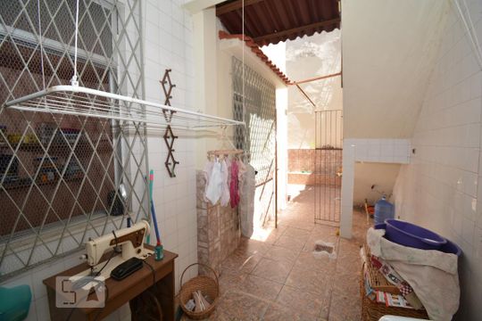 Área de Serviço de casa para alugar com 3 quartos, 220m² em Riachuelo, Rio de Janeiro