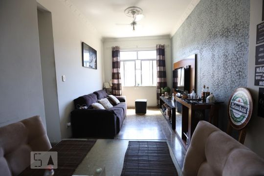 Sala de apartamento para alugar com 2 quartos, 64m² em São Cristóvão, Rio de Janeiro