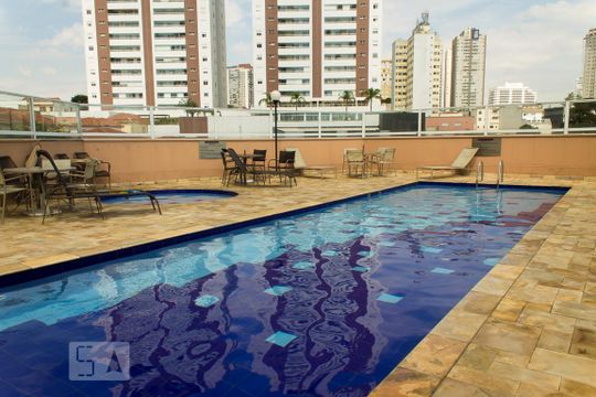 Área comum - Piscina de apartamento para alugar com 3 quartos, 86m² em Vila Dom Pedro I, São Paulo
