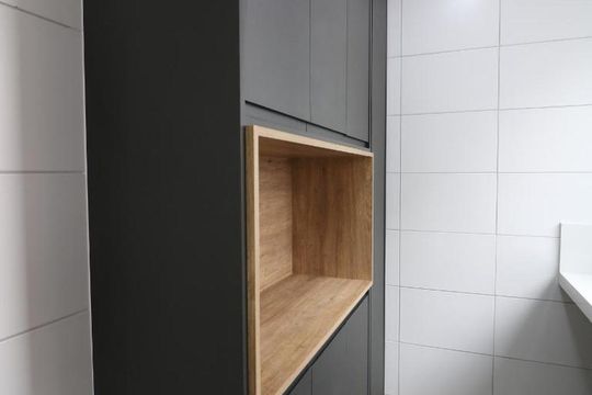 Área de Serviço de apartamento para alugar com 2 quartos, 52m² em Santa Efigênia, São Paulo