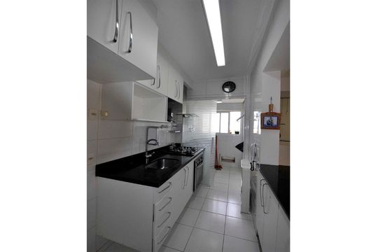 Cozinha - Armários de apartamento à venda com 3 quartos, 64m² em Vila Butantã, São Paulo