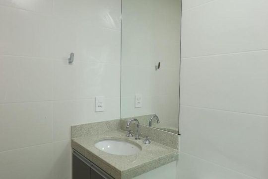 Banheiro da Suíte de apartamento à venda com 2 quartos, 64m² em Centro, Santo André