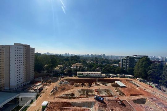 Vista da Sala de apartamento para alugar com 2 quartos, 41m² em Paraíso do Morumbi, São Paulo
