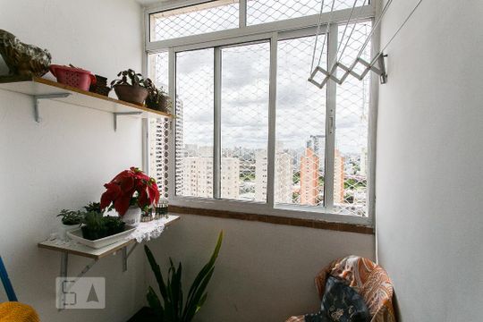 Varanda da Sala de apartamento à venda com 2 quartos, 63m² em Brás, São Paulo