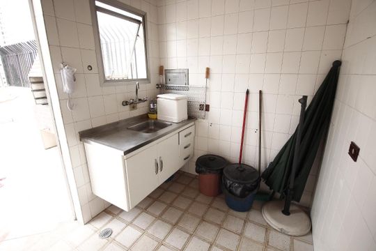 Área comum - Cozinha de apartamento à venda com 2 quartos, 57m² em Chácara Inglesa, São Paulo