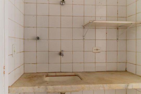 Cozinha de kitnet/studio à venda com 1 quarto, 22m² em Vila Buarque, São Paulo