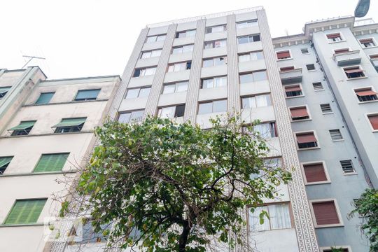 Fachada de kitnet/studio à venda com 1 quarto, 22m² em Vila Buarque, São Paulo