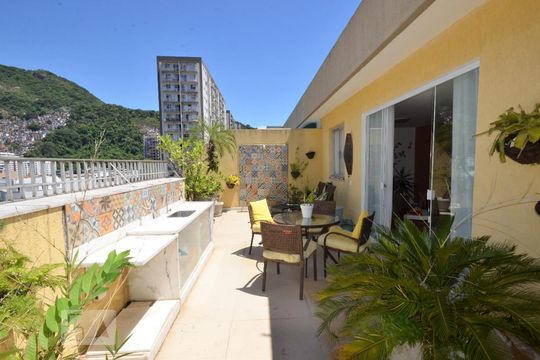 Varanda da Sala 2 de apartamento à venda com 3 quartos, 270m² em Botafogo, Rio de Janeiro