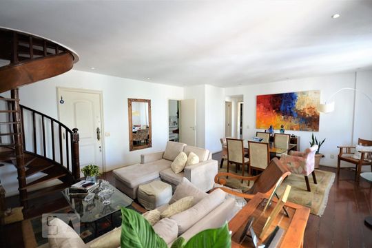 Sala de apartamento à venda com 3 quartos, 270m² em Botafogo, Rio de Janeiro