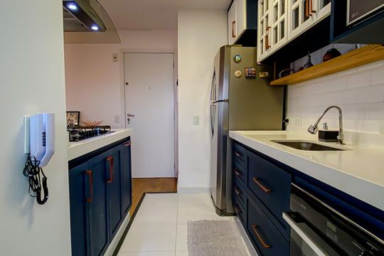 Cozinha de apartamento para alugar com 2 quartos, 73m² em Mooca, São Paulo