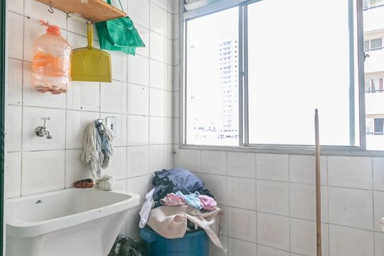 Área de serviço de apartamento à venda com 3 quartos, 72m² em Vila Esperança, São Paulo