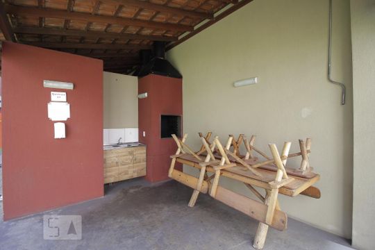 Área comum - Churrasqueira de apartamento à venda com 2 quartos, 57m² em Fátima, Canoas