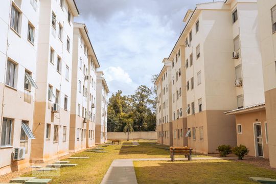 Área comum de apartamento à venda com 2 quartos, 45m² em Marechal Rondon, Canoas
