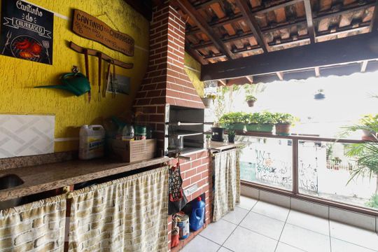 Área de lazer de casa à venda com 2 quartos, 130m² em Vila Cleonice, São Paulo