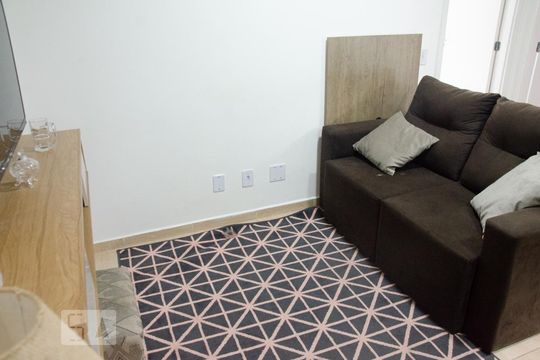 Sala de apartamento à venda com 1 quarto, 34m² em Vila Nova Carolina, São Paulo
