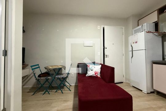Sala/cozinha de kitnet/studio para alugar com 1 quarto, 28m² em Sé, São Paulo