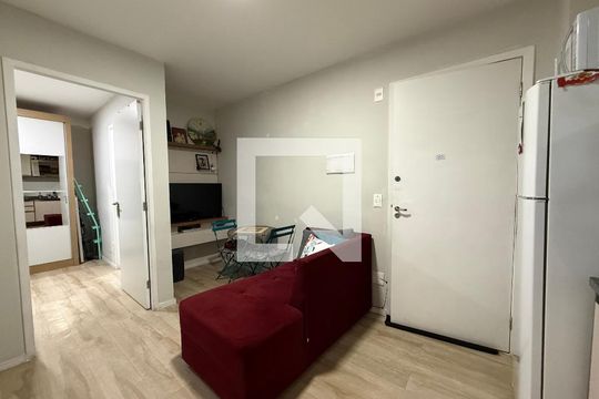 Sala/cozinha de kitnet/studio para alugar com 1 quarto, 28m² em Sé, São Paulo