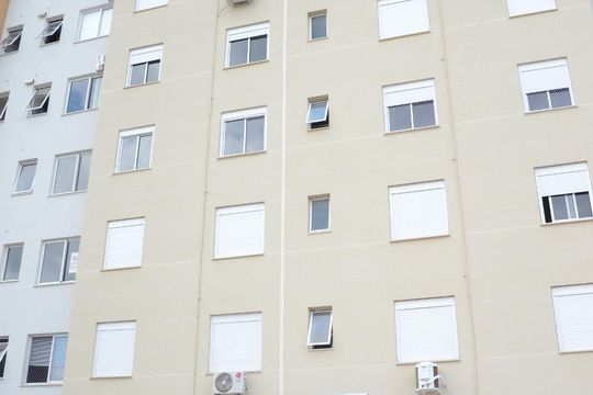 Fachada de apartamento à venda com 2 quartos, 44m² em Olaria, Canoas