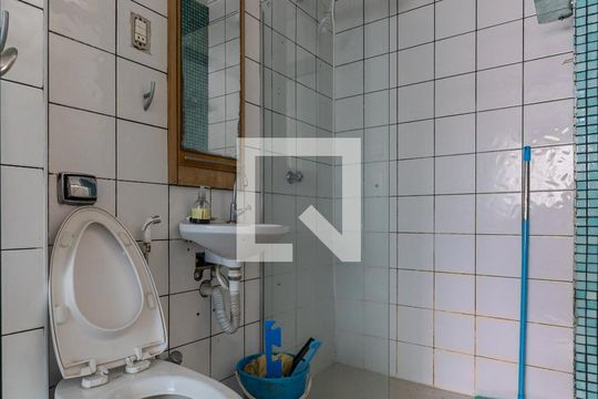 Banheiro da Suíte de casa para alugar com 1 quarto, 40m² em Paraíso, São Paulo
