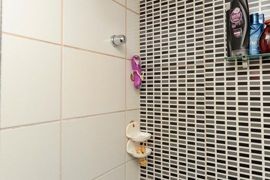 Banheiro de apartamento para alugar com 2 quartos, 49m² em Del Castilho, Rio de Janeiro
