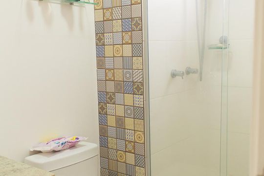 Banheiro de apartamento para alugar com 1 quarto, 41m² em Vila Dom Pedro I, São Paulo