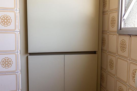 Área de Serviço de apartamento à venda com 1 quarto, 38m² em Santo Amaro, São Paulo