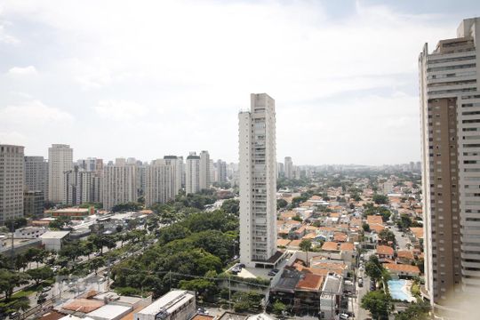 Vista Varanda de apartamento para alugar com 2 quartos, 67m² em Brooklin Paulista, São Paulo
