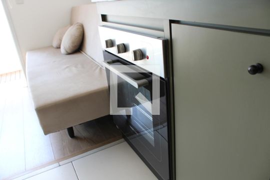 Detalhe da cozinha de kitnet/studio para alugar com 0 quarto, 30m² em Perdizes, São Paulo