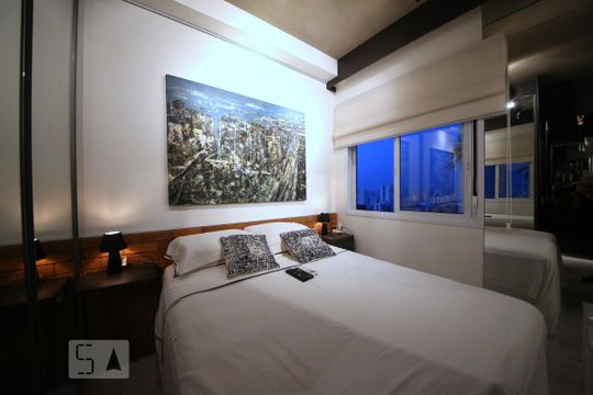 Quarto de apartamento à venda com 1 quarto, 40m² em Cidade Monções, São Paulo