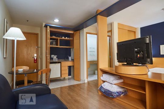 Sala/Quarto de apartamento para alugar com 1 quarto, 28m² em Jardim Paulista, São Paulo