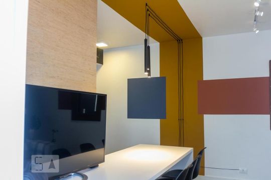 Sala de apartamento à venda com 2 quartos, 56m² em Centro, Diadema