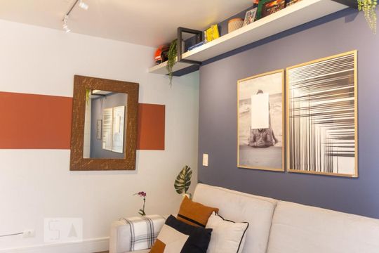 Sala de apartamento à venda com 2 quartos, 56m² em Centro, Diadema