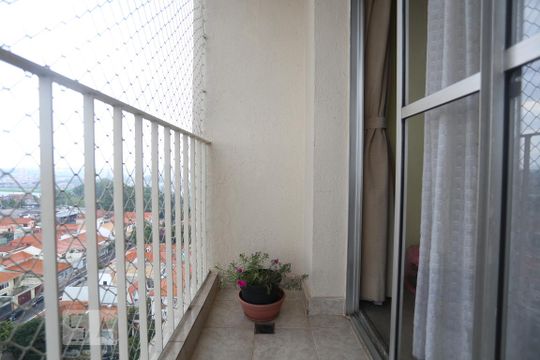 Sacada da Suíte de apartamento à venda com 4 quartos, 133m² em Jardim Olympia, São Paulo