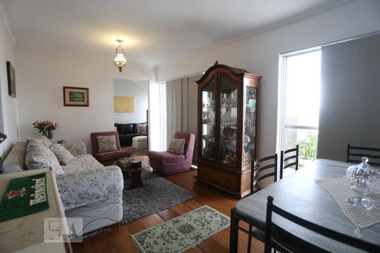 Sala de Estar de apartamento à venda com 4 quartos, 133m² em Jardim Olympia, São Paulo