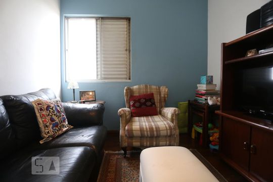 Sala de Tv de apartamento à venda com 4 quartos, 133m² em Jardim Olympia, São Paulo